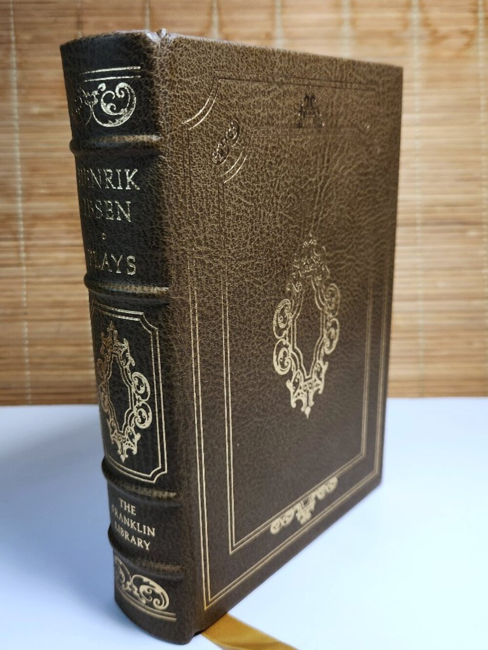 Six Plays Henrik Ibsen Franklin Library Full Leather Gilt Ribbon Edges 1979